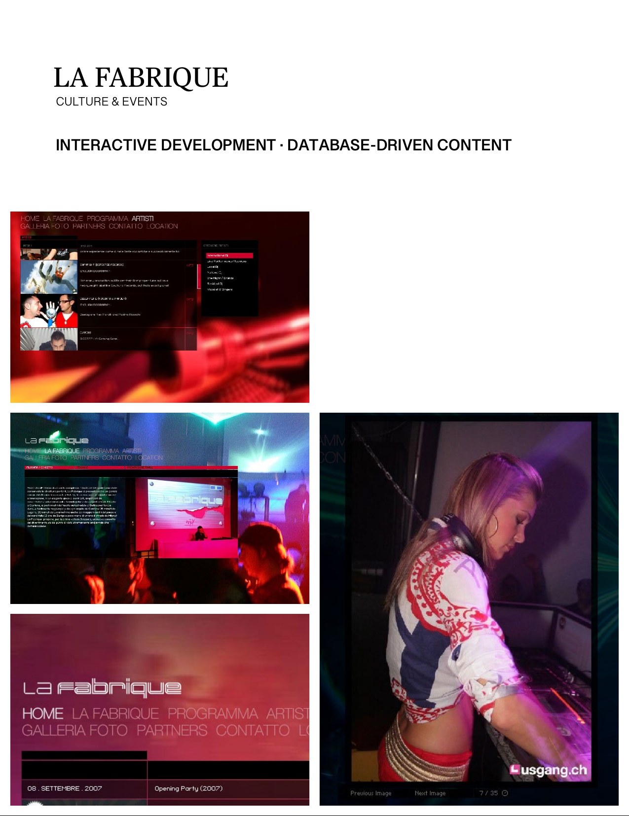 Selected Work & Projects — page 27